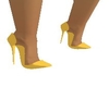 Yellow Cocktail Heels