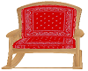 rocking chair band red