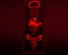 Red Neon skulls