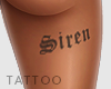 s. Cleo Siren Tattoo