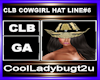 CLB COWGIRL HAT LINE#6