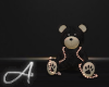 A♥ Black Snuggle Bear