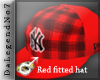 [BE] Red fitted hat