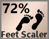 Feet Scaler 72% F