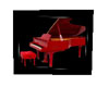 Red Piano Picture Frame