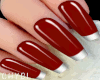 C~Red Cozy Nails