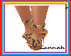 *L*Rainbow Summer Sandal