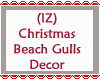 XMas Beach Gulls Decor