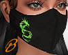 Ninja Babe Mask - Lime
