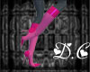 *D.C*Pink Leather Boots