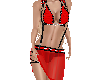Bikini rojo moderno