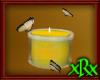 Butterfly Candle Yellow