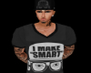 Make Smart Cool Grey T