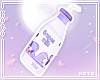 琴. Lilac Moo bottle
