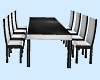 Table Cooked 8 Chairs