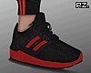 rz. Red Black Gym Shoes
