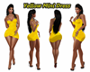 Yellow Mini Dress