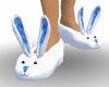 So Blue Bunny Slippers