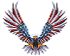 American flag eagle 2