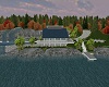 ANIMATED FALL LAKE HOME