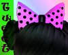 ~TP~ pinknblack hair bow