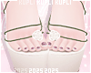Spring White Rose Heels