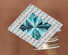 Aqua Diamond Ring (R)