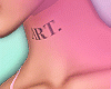Delicate Neck Tattoo