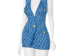 B Laser-cut Denim Dress