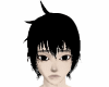 spiky bed head hair