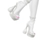 white heels xoxo