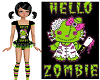 Kids Hello Zombie dress