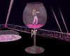 TG Pink Wine Glass Dance