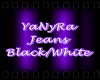 IYIJeans Black/White
