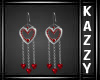 }KR{Silver Heart Earring