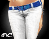[CL] white blue pants