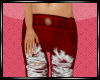 |Red Ripped Jeans|