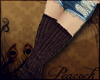 -P- Brown Wool Stockings