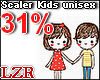 Scaler Kids Unisex 31%
