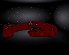 red black sofa