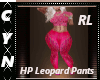 H Pink Leopard Pants