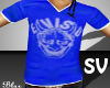 -SV- Evisu Vneck Blue