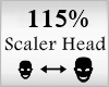 Scaler Head 115%