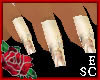 `XL Antique Rose Nails