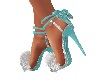 teal kittie shoes