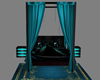teal cuddle bed
