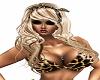 Debby Blond Black Bow