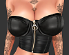 Leather bra top 1