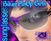 Biker Sunglass Purple
