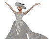 BC BELLE SILVERLACE GOWN